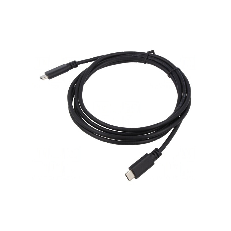 Cablu USB C 2m cu 2 mufe, 480Mbps, PVC | Electronic-mag.ro | Componente Electronice