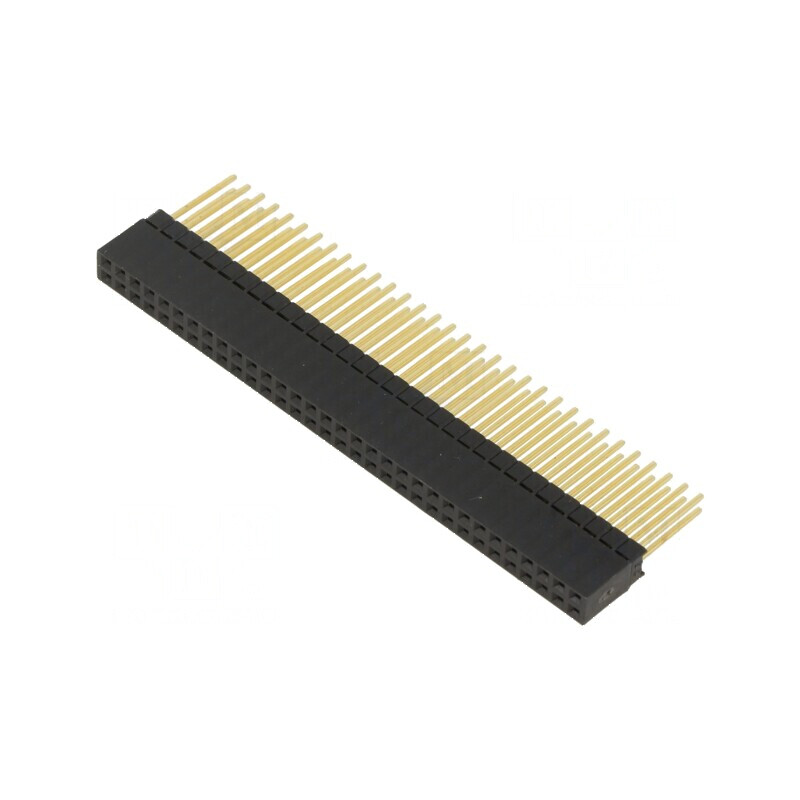 Conector şiruri pini soclu mamă 2,54mm 64 PIN THT pentru PCB | Electronic-mag.ro | Componente Electronice