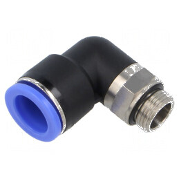 Racord push-in unghi 90° rotativ 0,95-15bar 0-60°C | Electronic-mag.ro | Componente Electronice