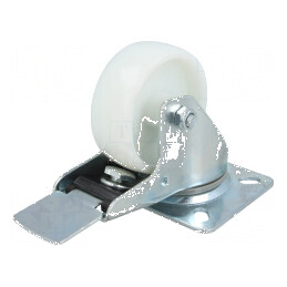 Roată de transport 80mm cu placă de montare | Electronic-mag.ro | Componente Electronice