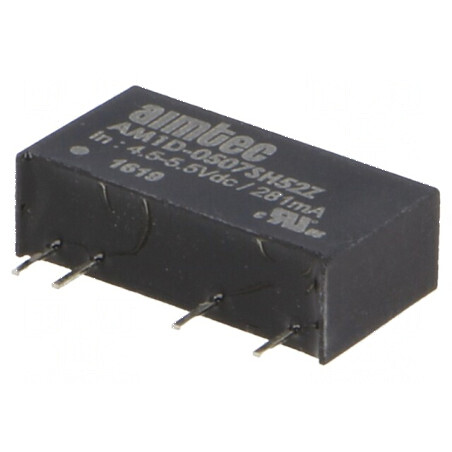 Convertor DC/DC 1W 4,5-5,5V la 7,2VDC 140mA | Electronic-mag.ro | Componente Electronice