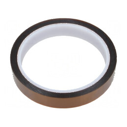 Bandă termorezistentă 0,07mm 50% ambră max. 230°C | Electronic-mag.ro | Componente Electronice