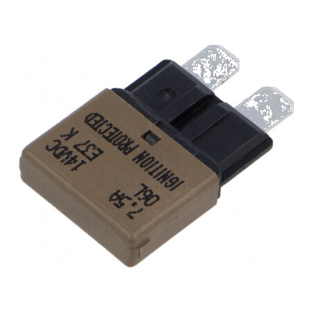 Siguranță termică 7,5A 14VDC auto 20,5mm E37 | Electronic-mag.ro | Componente Electronice