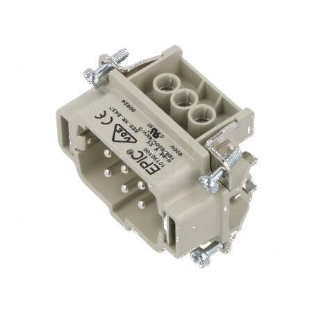Conector HDC inserturi contact tată EPIC H-BE PIN 6 6 PE | Electronic-mag.ro | Componente Electronice