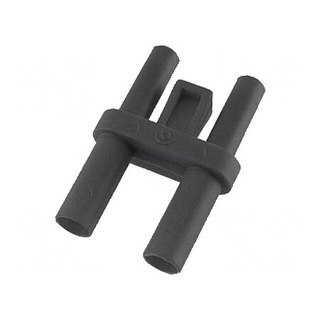 Conector banană 4mm 36A negru nichelat | Electronic-mag.ro | Componente Electronice