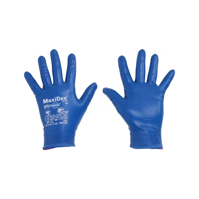 Mănuşi de protecţie MaxiDex® albastră, Dimensiune 7 | Electronic-mag.ro | Componente Electronice Mănuşi de protecţie MaxiDex® albastră, Dimensiune 7 | Electronic-mag.ro | Componente Electronice