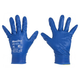 Mănuşi de protecţie albastră MaxiDex® 10 | Electronic-mag.ro | Componente Electronice