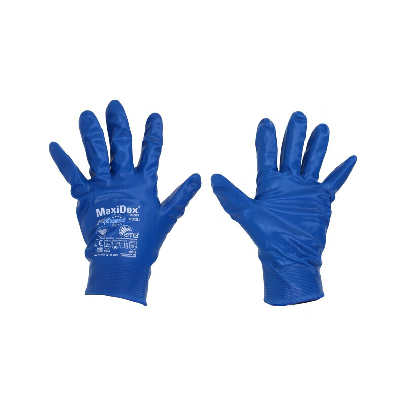 Mănuşi de protecţie MaxiDex® 11 albastră | Electronic-mag.ro | Componente Electronice Mănuşi de protecţie MaxiDex® 11 albastră | Electronic-mag.ro | Componente Electronice