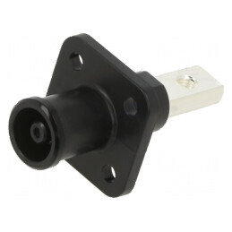 Conector alimentare DC soclu tată PIN 1 pentru montare pe panou | Electronic-mag.ro | Componente Electronice