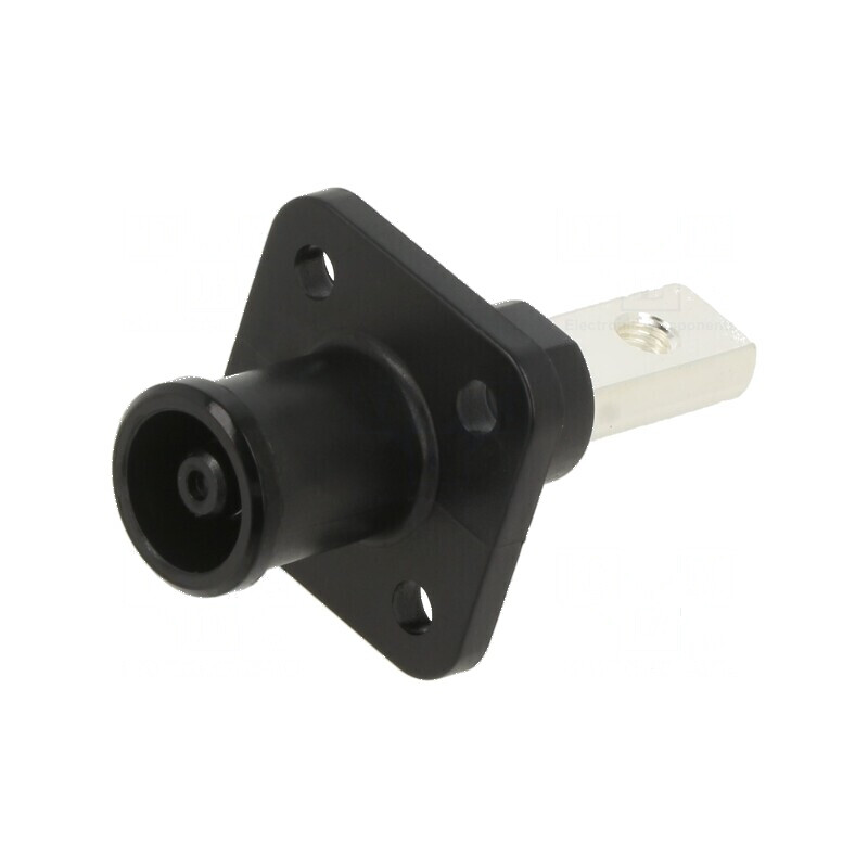 Conector alimentare DC soclu tată PIN 1 pentru montare pe panou | Electronic-mag.ro | Componente Electronice
