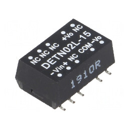 Convertor DC/DC 2W 4,5-5,5V la 15VDC și -15VDC | Electronic-mag.ro | Componente Electronice