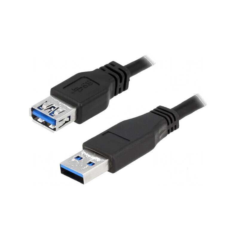 Cablu USB 3.0 A la A, 3m, negru, nichelat, 30AWG | Electronic-mag.ro | Componente Electronice Cablu USB 3.0 A la A, 3m, negru, nichelat, 30AWG | Electronic-mag.ro | Componente Electronice