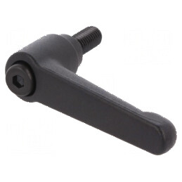 Manetă franceză 20mm, lungime 63mm, corp negru | Electronic-mag.ro | Componente Electronice