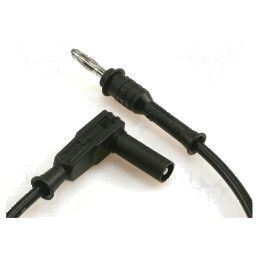 Cablu de măsurare 70VDC 33VAC 20A 1m negru | Electronic-mag.ro | Componente Electronice