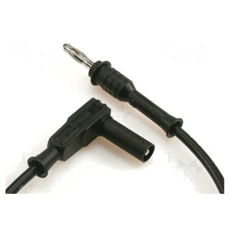 Cablu de măsurare 70VDC 33VAC 20A 1m negru | Electronic-mag.ro | Componente Electronice
