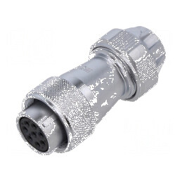 Mufă WF20 mamă PIN 8 IP67 10A lipire pe cablu 500V | Electronic-mag.ro | Componente Electronice