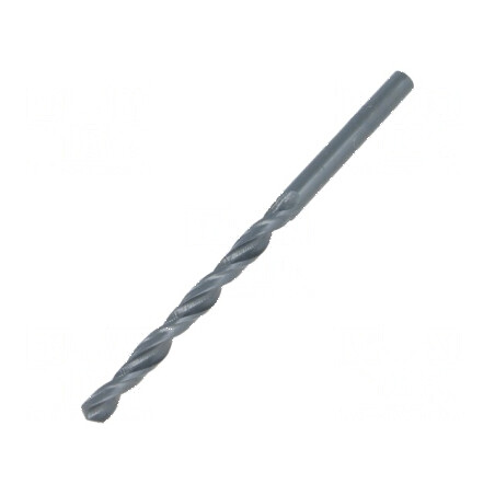Burghiu metal Ø 4mm L 75mm oțel rapid HSS 10 buc HSS-R | Electronic-mag.ro | Componente Electronice