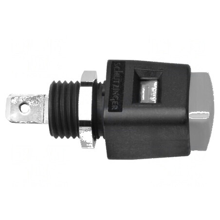 Clemă laborator gri 70VDC 16A nichel poliamidă  | Electronic-mag.ro | Componente Electronice