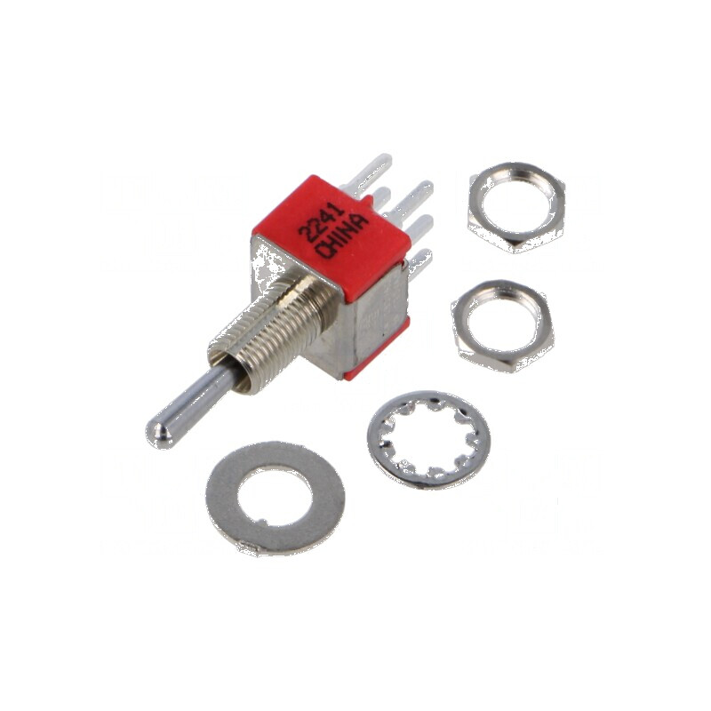 Comutator basculant Poz 3 DP3T ON-OFF-(ON) 2A/250VAC UL94V-0 | Electronic-mag.ro | Componente Electronice Comutator basculant Poz 3 DP3T ON-OFF-(ON) 2A/250VAC UL94V-0 | Electronic-mag.ro | Componente Electronice