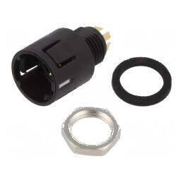 Conector circular 620 63V PIN 5 soclu tată lipire 2A IP67 | Electronic-mag.ro | Componente Electronice