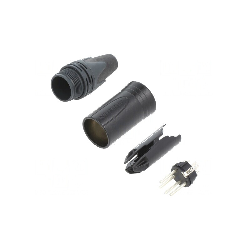 Conector XLR mufă tată PIN 4 drept pe cablu lipire 10A 16AWG | Electronic-mag.ro | Componente Electronice Conector XLR mufă tată PIN 4 drept pe cablu lipire 10A 16AWG | Electronic-mag.ro | Componente Electronice