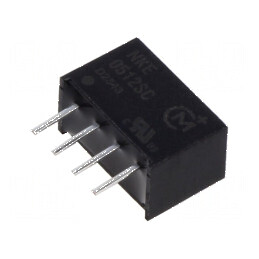 Convertor DC/DC 1W 4,5-5,5V la 12V 83mA SIP | Electronic-mag.ro | Componente Electronice