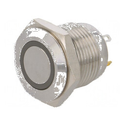 Comutator anti-vandalism Poz 2 SPST-NO 2A 36VDC IP65 verde | Electronic-mag.ro | Componente Electronice