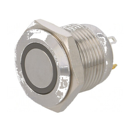 Comutator anti-vandalism Poz 2 SPST-NO 2A 36VDC IP65 verde | Electronic-mag.ro | Componente Electronice