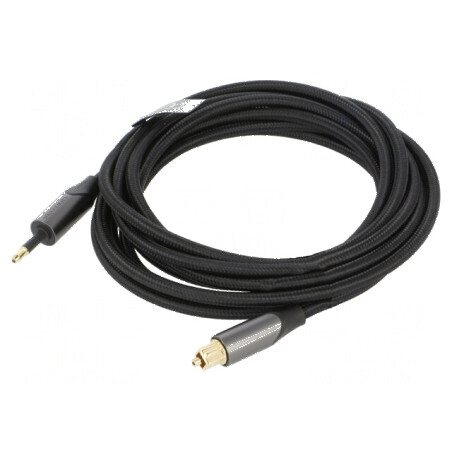 Cablu Toslink 3,5mm Mini - 3m, Mufă placată cu aur | Electronic-mag.ro | Componente Electronice