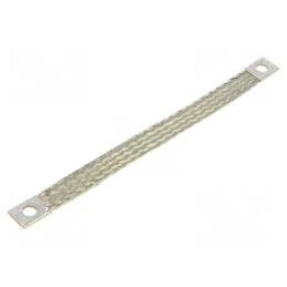 Trese bandă de împământare 16mm² - L: 200mm, Ø1: 9mm, Ø2: 9mm | Electronic-mag.ro | Componente Electronice