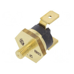 Termostat SPST-NC 180°C 16A 250VAC cu terminali 6,3mm | Electronic-mag.ro | Componente Electronice