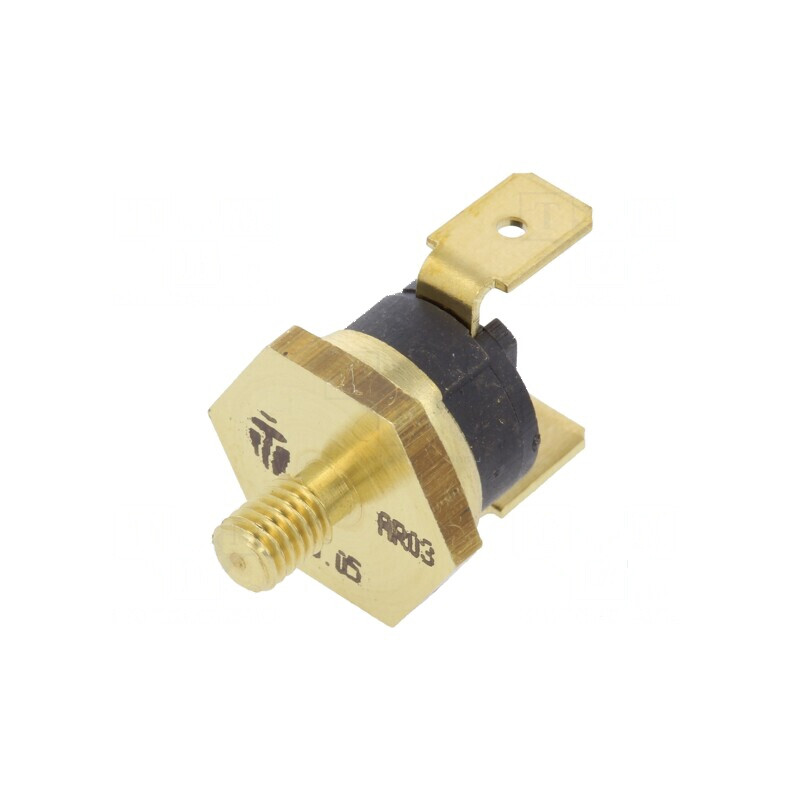 Termostat SPST-NC 180°C 16A 250VAC cu terminali 6,3mm | Electronic-mag.ro | Componente Electronice