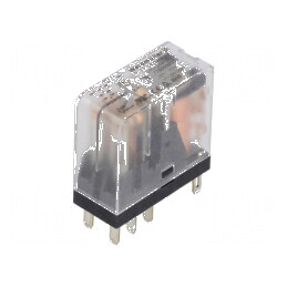 Releu electromagnetic DPDT 12VDC 5A | Electronic-mag.ro | Componente Electronice
