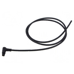 Conector M8 mufă tată unghi cabluri IP67 3 pini -20÷80°C | Electronic-mag.ro | Componente Electronice
