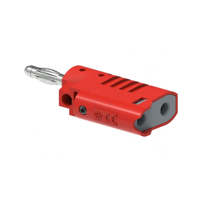 Conector banană 4mm roşie neizolată 36A 30VAC 60VDC | Electronic-mag.ro | Componente Electronice Conector banană 4mm roşie neizolată 36A 30VAC 60VDC | Electronic-mag.ro | Componente Electronice