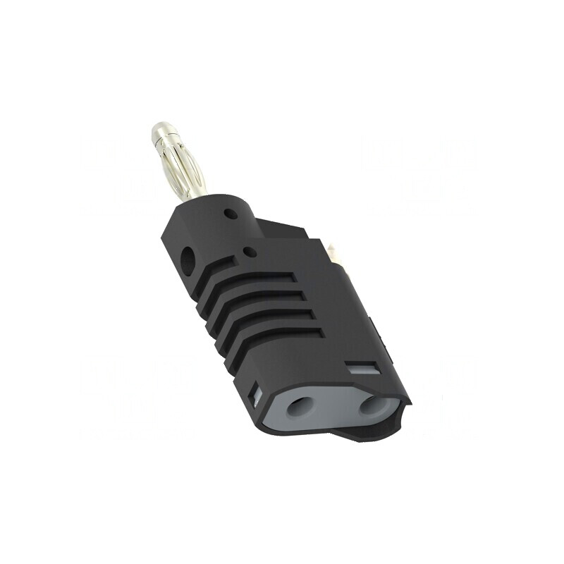 Conector banană 4mm negru neizolat 36A 30VAC 60VDC | Electronic-mag.ro | Componente Electronice Conector banană 4mm negru neizolat 36A 30VAC 60VDC | Electronic-mag.ro | Componente Electronice