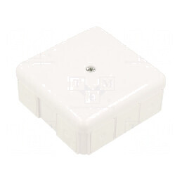 Carcasă cutie de conexiuni 87mm x 87mm x 39mm pentru perete | Electronic-mag.ro | Componente Electronice