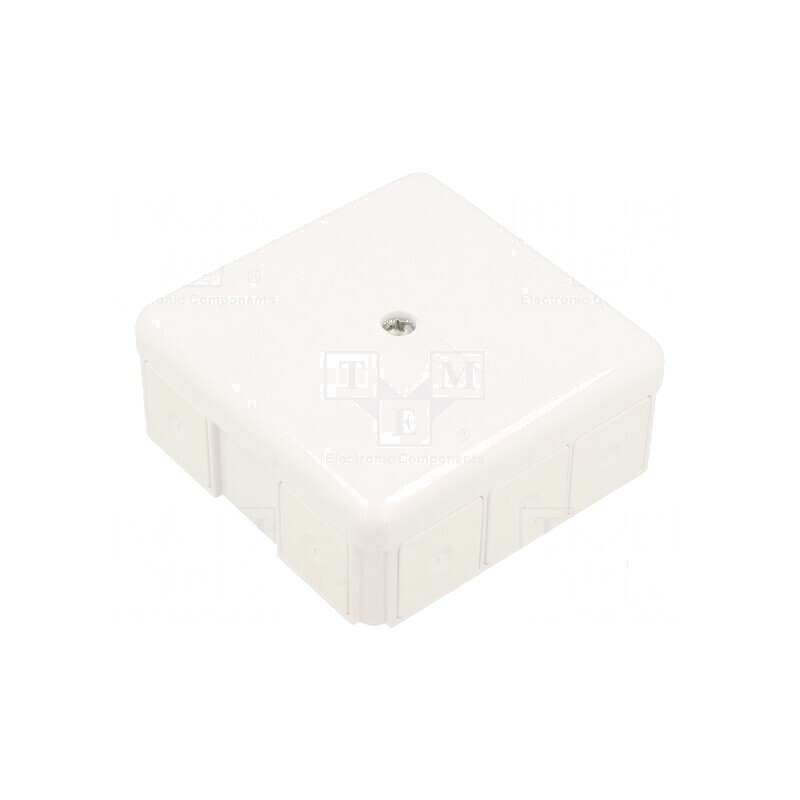 Carcasă cutie de conexiuni 87mm x 87mm x 39mm pentru perete | Electronic-mag.ro | Componente Electronice Carcasă cutie de conexiuni 87mm x 87mm x 39mm pentru perete | Electronic-mag.ro | Componente Electronice