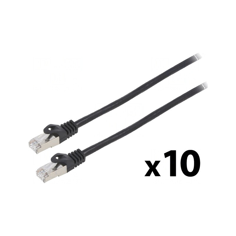 Cablu Patch F/UTP 6 litat CCA PVC negru 0,25m 26AWG | Electronic-mag.ro | Componente Electronice Cablu Patch F/UTP 6 litat CCA PVC negru 0,25m 26AWG | Electronic-mag.ro | Componente Electronice