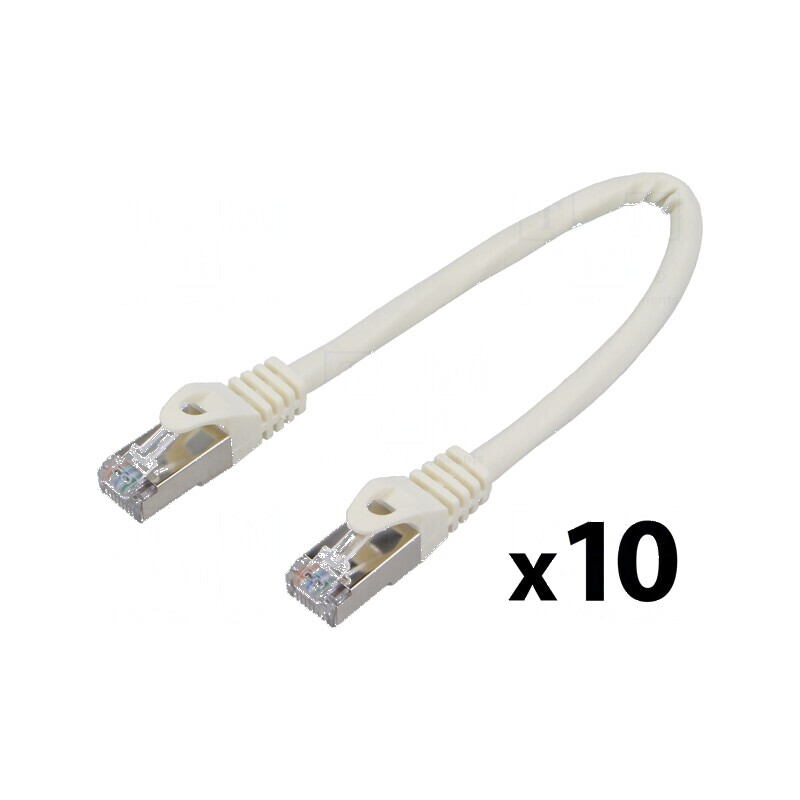 Cablul Patch F/UTP 6 litat CCA PVC alb 0,25m 26AWG | Electronic-mag.ro | Componente Electronice Cablul Patch F/UTP 6 litat CCA PVC alb 0,25m 26AWG | Electronic-mag.ro | Componente Electronice