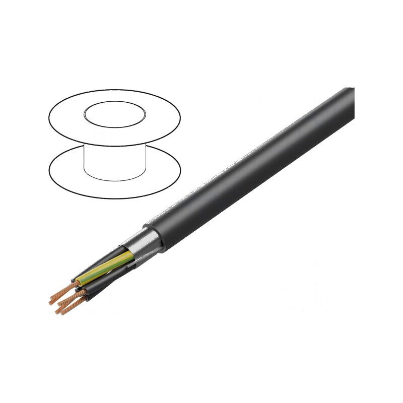 Cablu POWER 1000-YFR-OS 12G1mm2 PVC negru Clasa 5 | Electronic-mag.ro | Componente Electronice Cablu POWER 1000-YFR-OS 12G1mm2 PVC negru Clasa 5 | Electronic-mag.ro | Componente Electronice