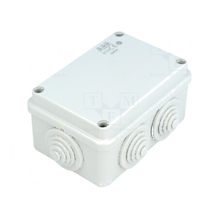 Carcasă cutie conexiuni 70mm x 105mm x 50mm pentru perete | Electronic-mag.ro | Componente Electronice