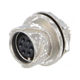 Conector circular LF lipire PIN 6 soclu mamă 2A 300VAC | Electronic-mag.ro | Componente Electronice