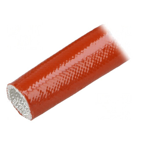 Manșon electroizolant fibră de sticlă cărămiziu 60-250°C | Electronic-mag.ro | Componente Electronice
