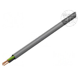 Cablu JZ-500 HMH 3G4mm2 neecranat 300V 500V gri | Electronic-mag.ro | Componente Electronice