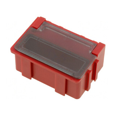 Suport cu clapetă ESD 37x12x15mm din ABS copolimer | Electronic-mag.ro | Componente Electronice