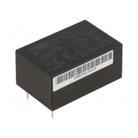 Convertor AC/DC 2W 85-305VAC la 12VDC, Ualim 120-430VDC | Electronic-mag.ro | Componente Electronice