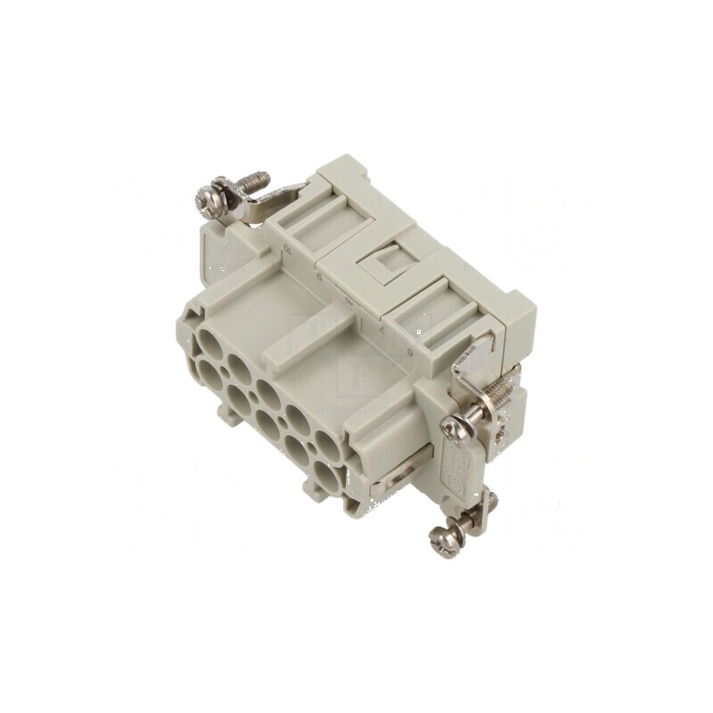 Conector HDC inserturi contact mamă CCE PIN 10 10 PE 16A | Electronic-mag.ro | Componente Electronice