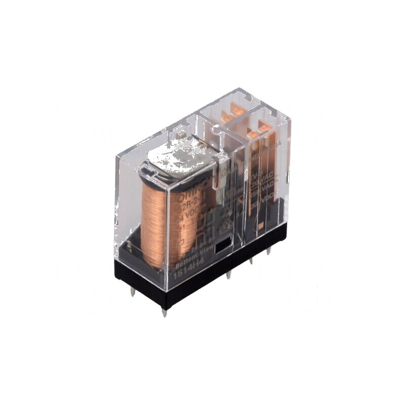 Releu electromagnetic DPDT 24VDC 3A | Electronic-mag.ro | Componente Electronice