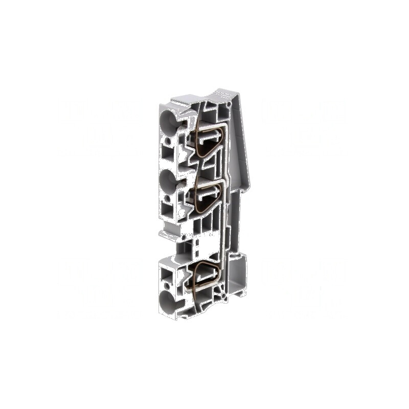 Term. îmbinare de șine 0,2-16mm2 3 borne gri ST TS35 | Electronic-mag.ro | Componente Electronice